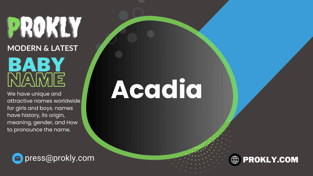 Acadia about latest detail