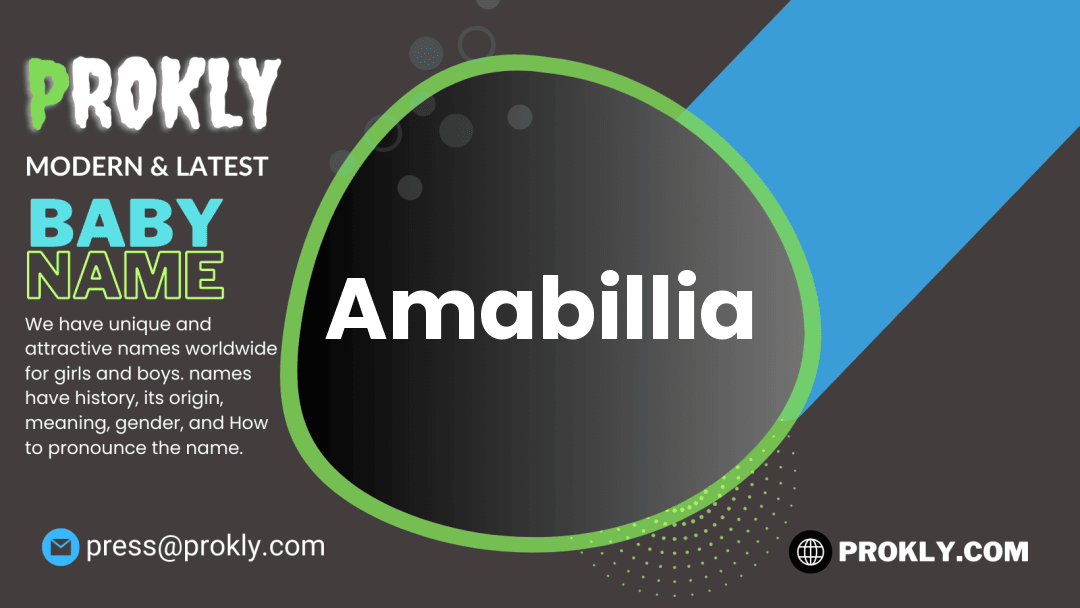Amabillia about latest detail