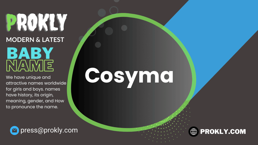 Cosyma about latest detail