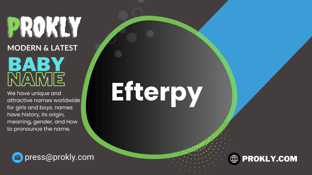 Efterpy about latest detail