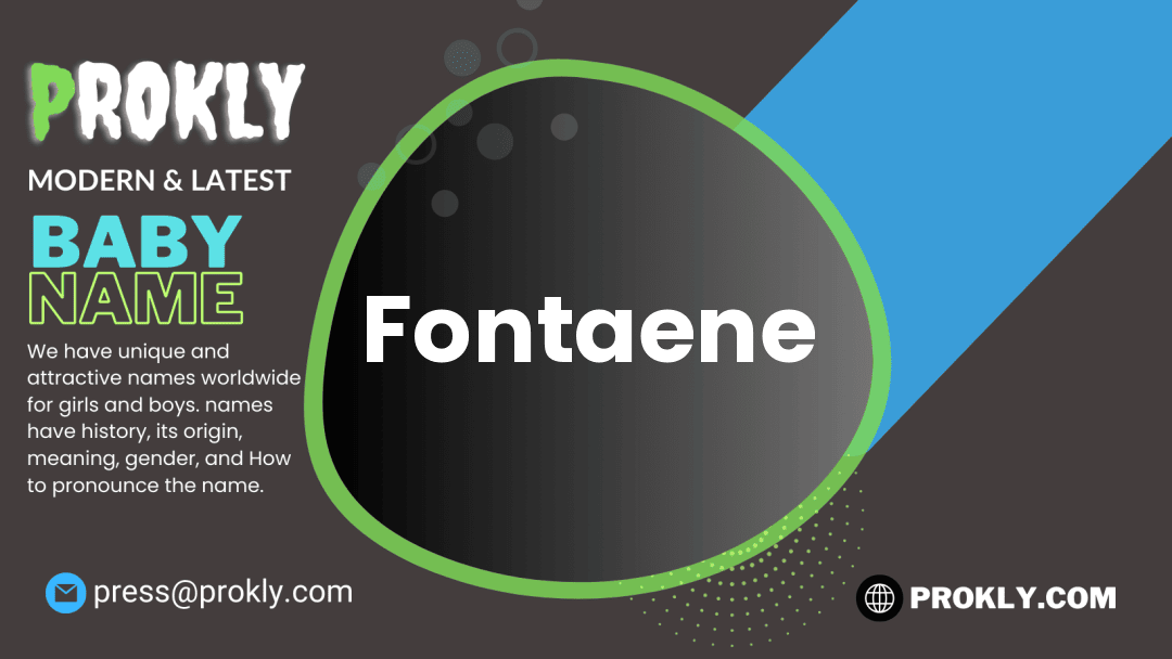 Fontaene about latest detail