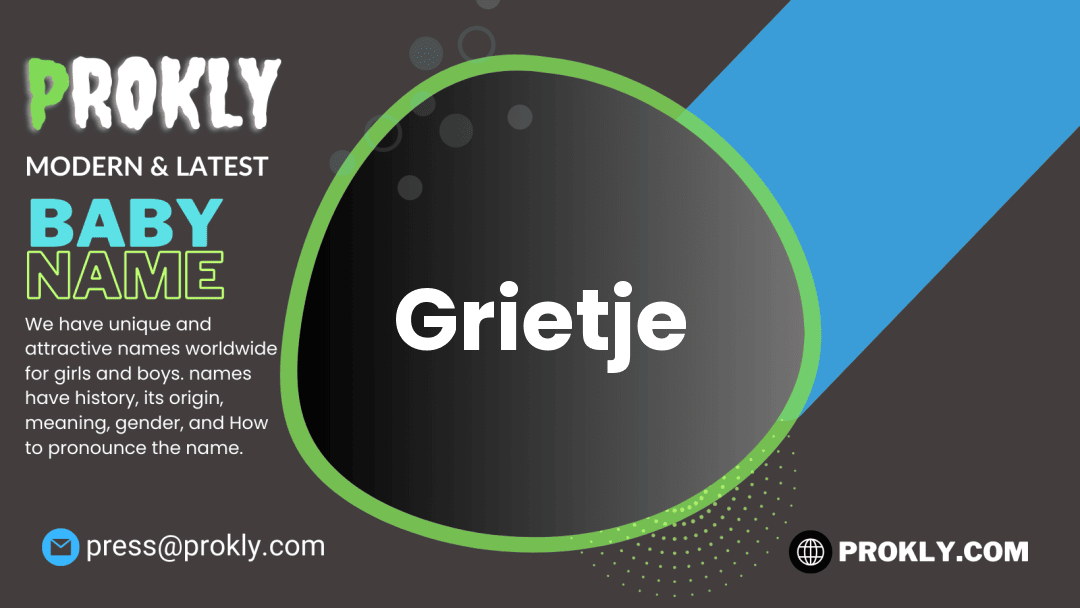 Grietje about latest detail