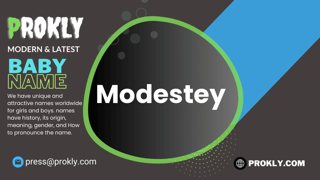 Modestey about latest detail