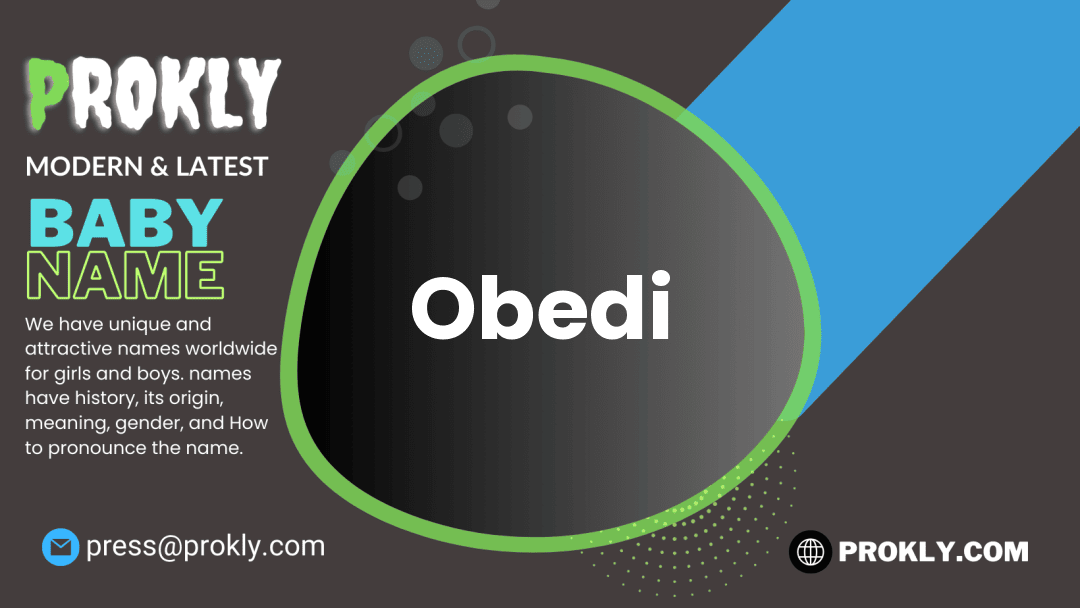 Obedi about latest detail
