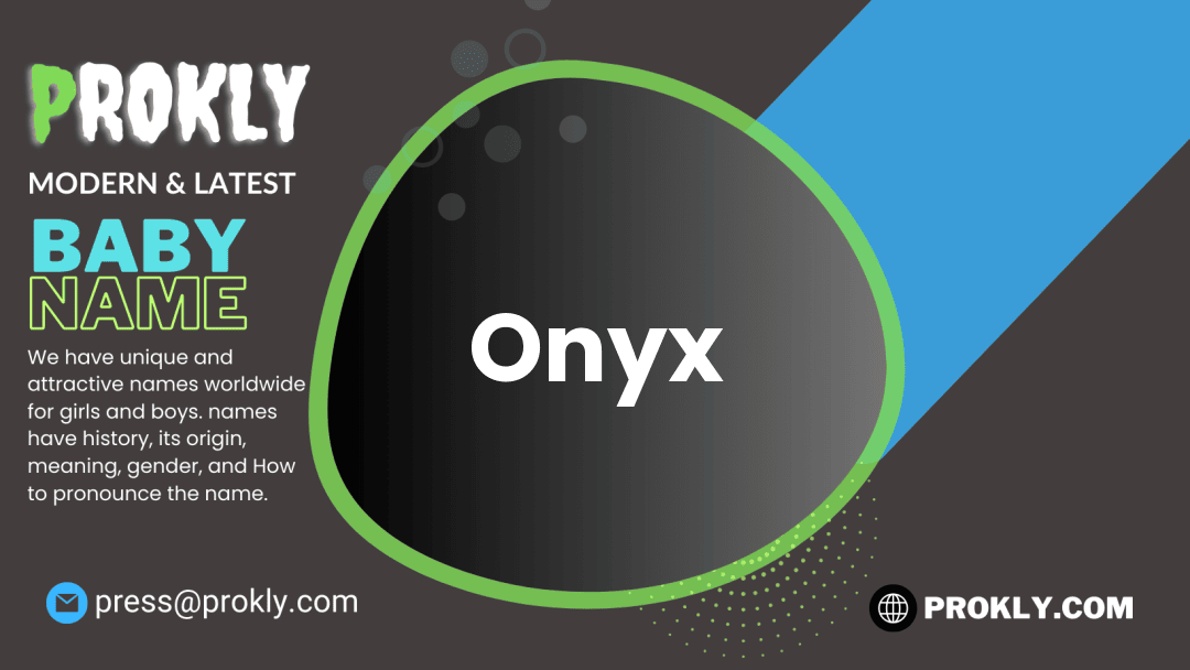 Onyx about latest detail