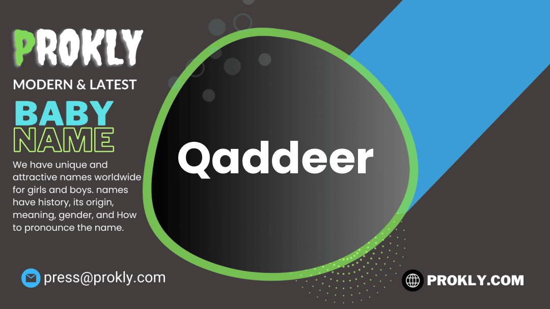 Qaddeer about latest detail
