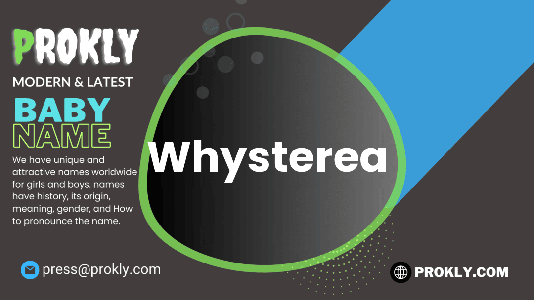 Whysterea about latest detail